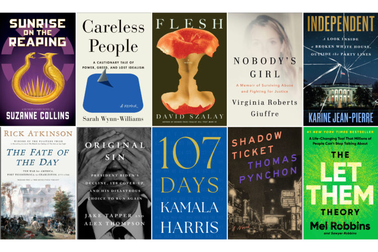 10 notable books of 2025: A posthumous memoir  about Epstein, ‘Hunger Games’ and reliving 2024